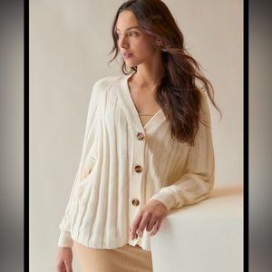 Urban Outfitters Boyfriend Button Front Cardigan